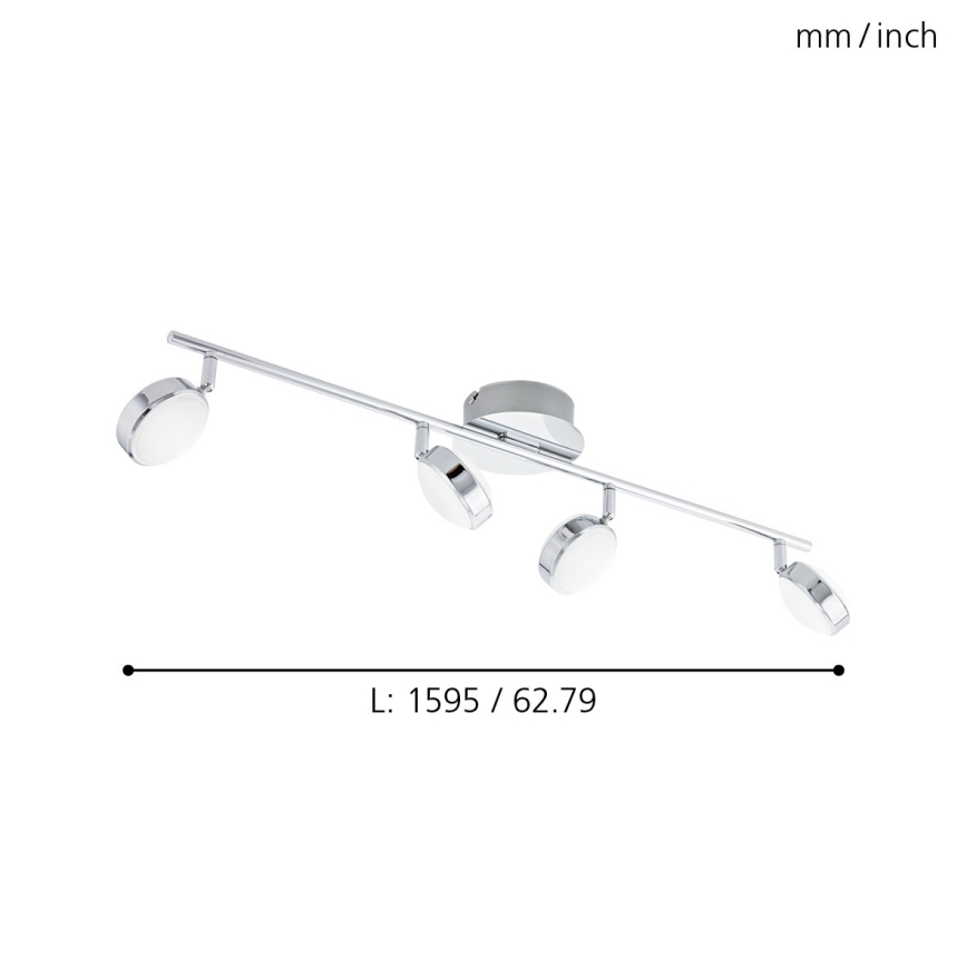Eglo - LED spotlight 4xLED/5.4W/230V