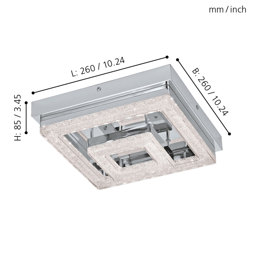Eglo - LED Ceiling light LED/12W/230V