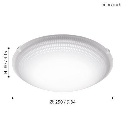 Eglo - LED ceiling light LED/8,2W/230V