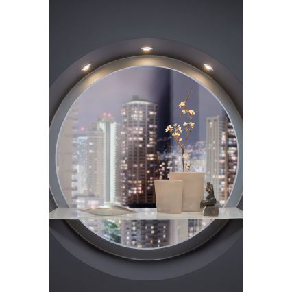 Eglo - Set of 3 PINEDA LED recessed downlights LED/6W/230V