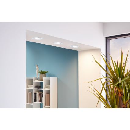 Eglo - Set of 3 PINEDA recessed LED downlights LED/4,9W/230V