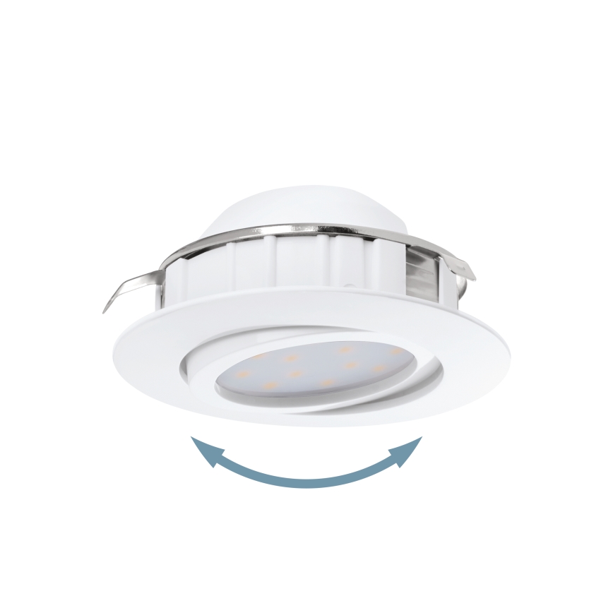 Eglo - 3-piece set of PINEDA LED recessed downlights, 4.9W/230V
