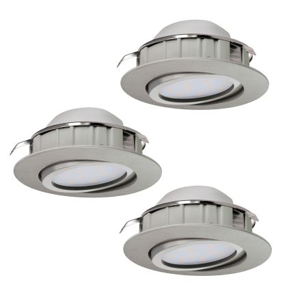 Eglo - PINEDA LED recessed downlight set (3 pcs), 4.9 W, 230 V