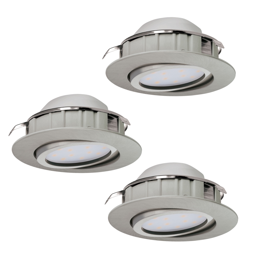 Eglo - PINEDA LED recessed downlight set (3 pcs), 4.9 W, 230 V