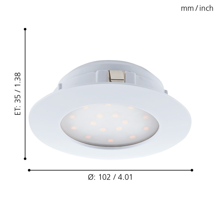 Eglo - LED Recessed Downlight LED/11W/230V