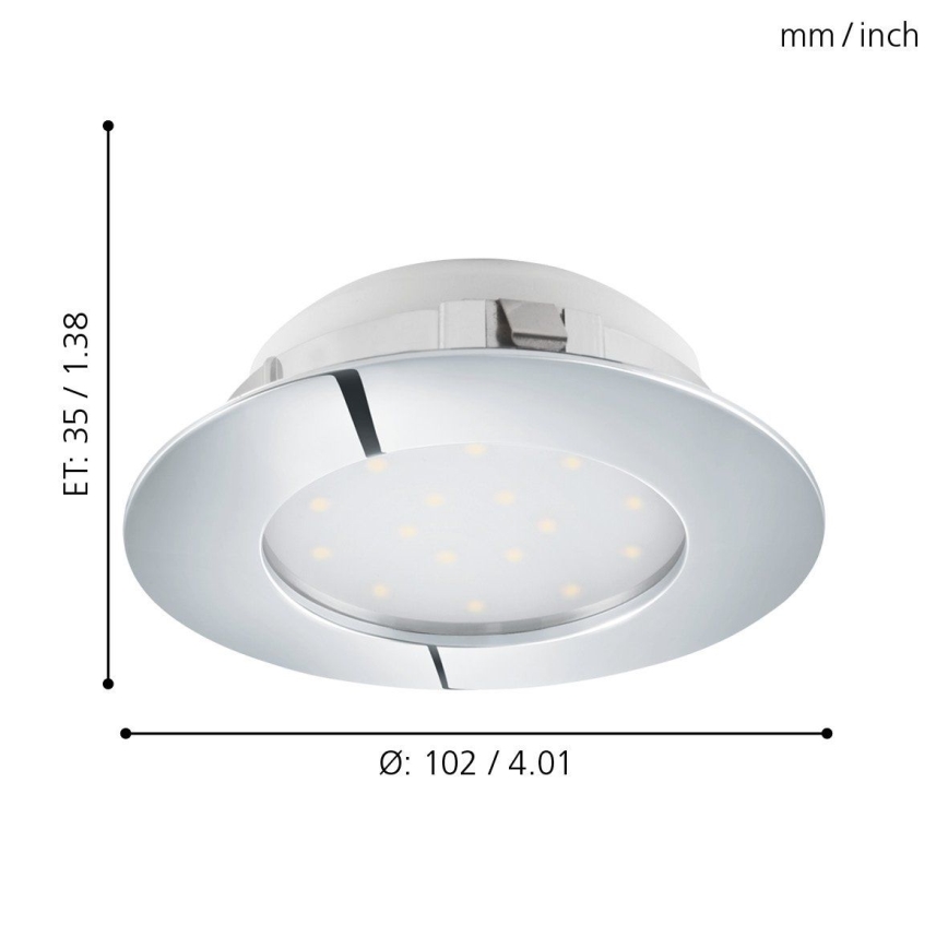 Eglo - LED Recessed Ceiling Light LED/12W/230V