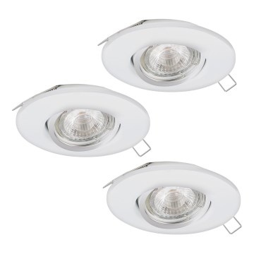 Eglo 95895 - SET 3x LED recessed light PENETO 1 1xGU10-LED/3W/230V