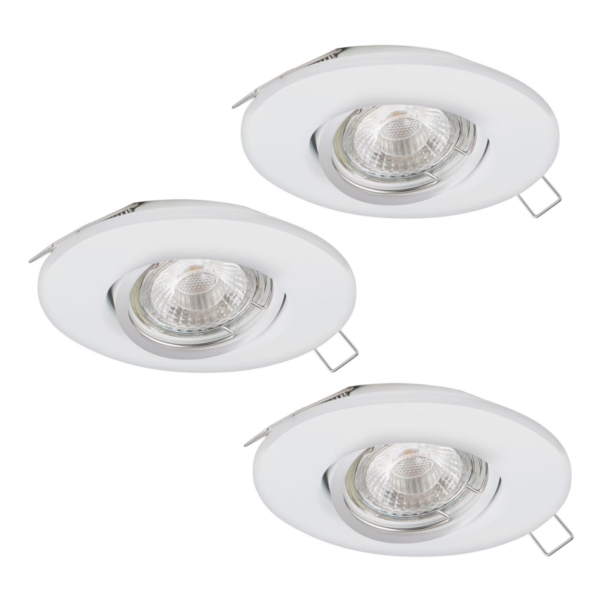 Eglo 95895 - SET 3x LED recessed light PENETO 1 1xGU10-LED/3W/230V
