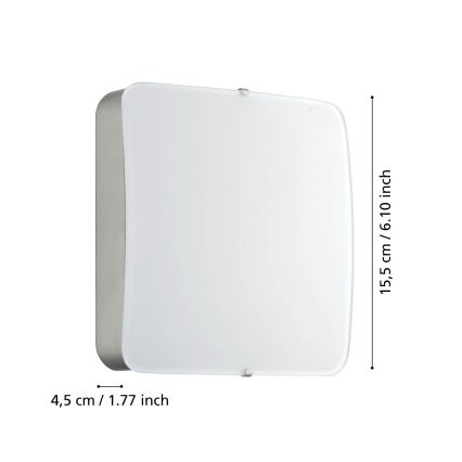 Eglo 95967 - CUPELLA LED Ceiling Light LED/11W/230V Matte Chrome