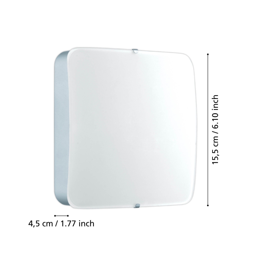 Eglo 95968 - CUPELLA LED Ceiling Light, 11W/230V, Glossy Chrome