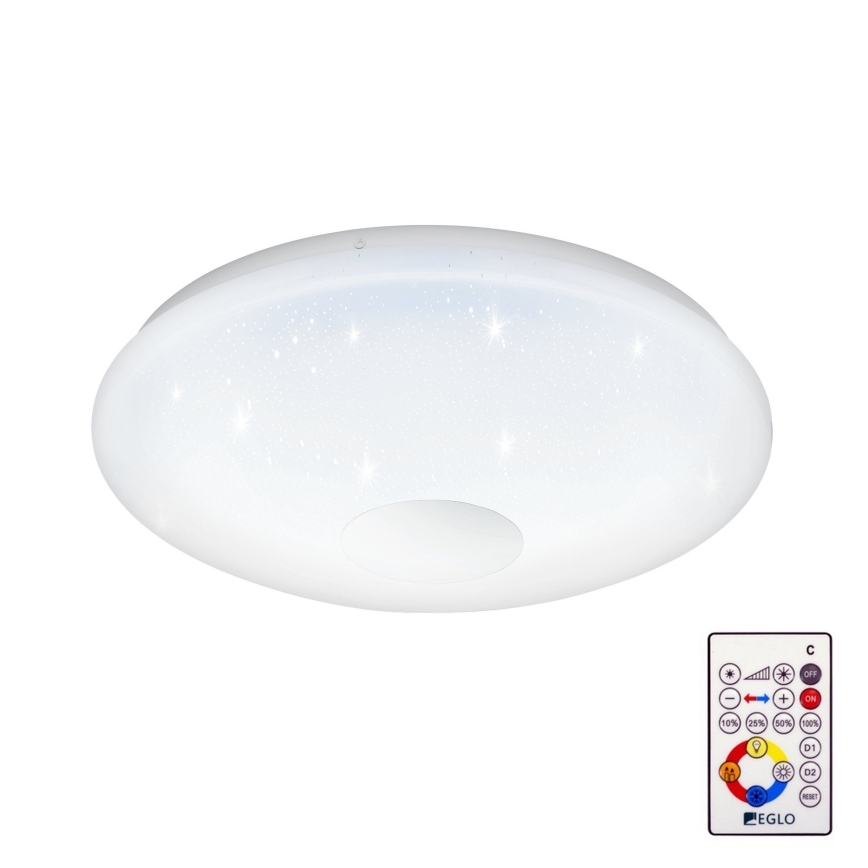 Eglo 95972 - Dimmable LED ceiling light VOLTAGO 2 LED/20W/230V + remote control