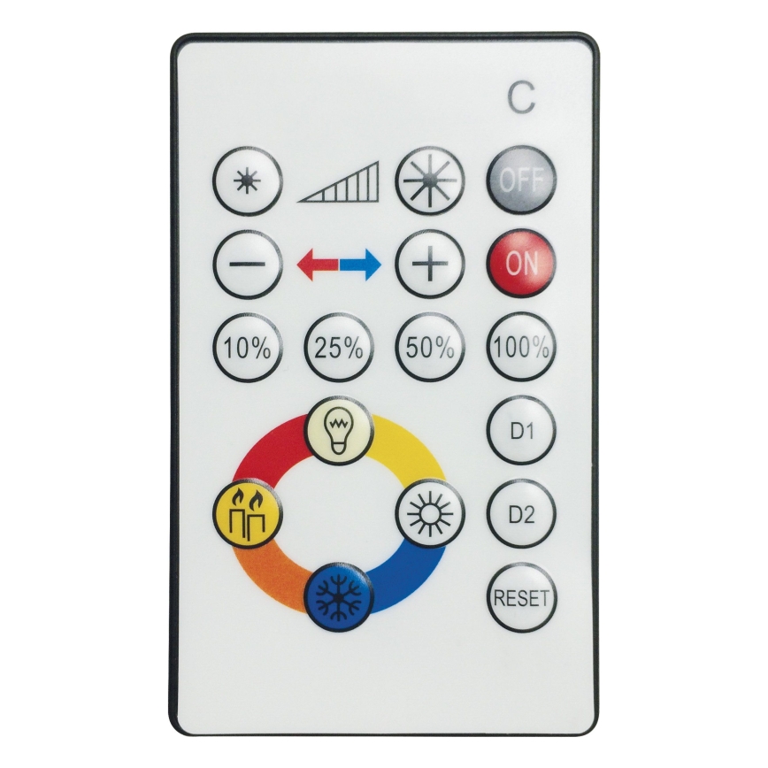 Eglo 95972 - Dimmable LED ceiling light VOLTAGO 2 LED/20W/230V + remote control