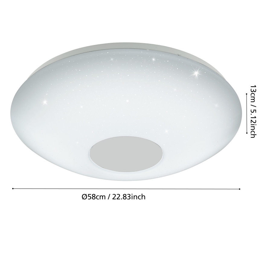Eglo - LED Dimmable ceiling light LED/30W/230V + remote control