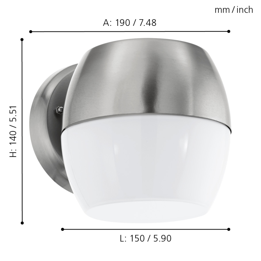 Eglo - LED outdoor wall light LED/11W