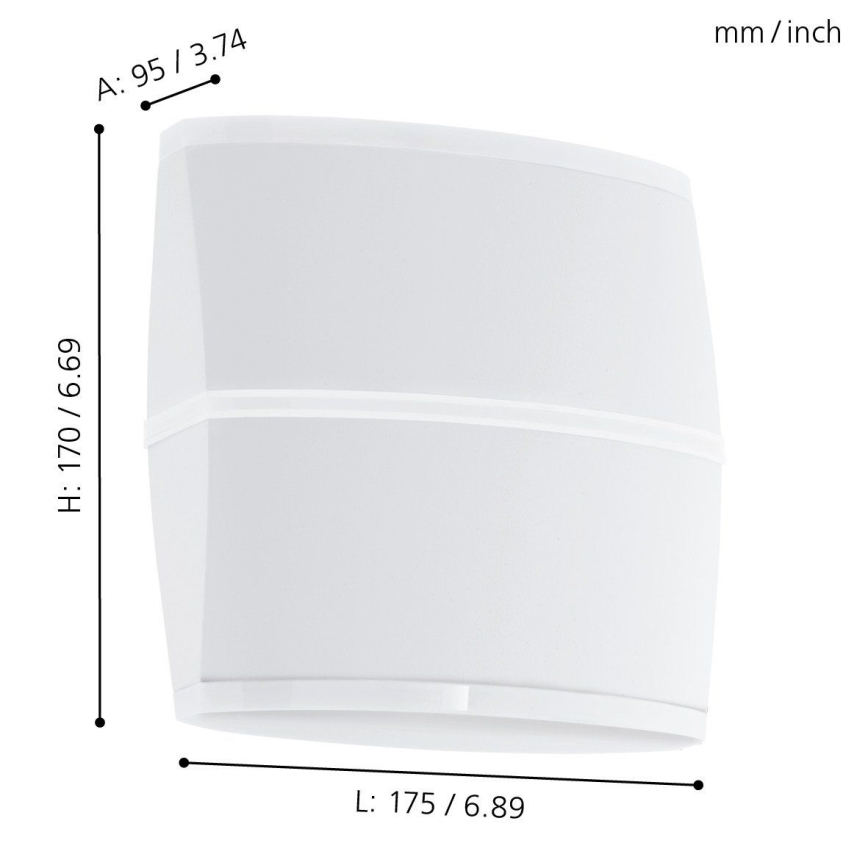 Eglo - LED outdoor wall light 2xLED/6W