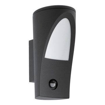 Eglo 96009 - Outdoor wall light with a sensor PROPENDA 1xE27/60W/230V