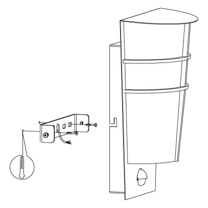 Eglo 96017 - LED Outdoor Wall Light with Sensor BREGANZO 1 2xLED/2.5W IP44