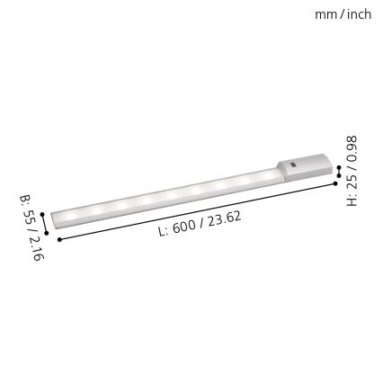 Eglo - LED under kitchen cabinet sensor light LED/8,1W/230V