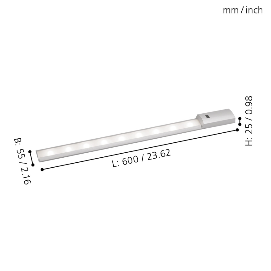 Eglo - LED under kitchen cabinet sensor light LED/8,1W/230V