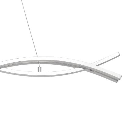 Eglo - LED Pendant on Cable LED/35W/230V 3000K Glossy Chrome