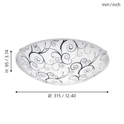 Eglo - LED ceiling light LED/11W/230V