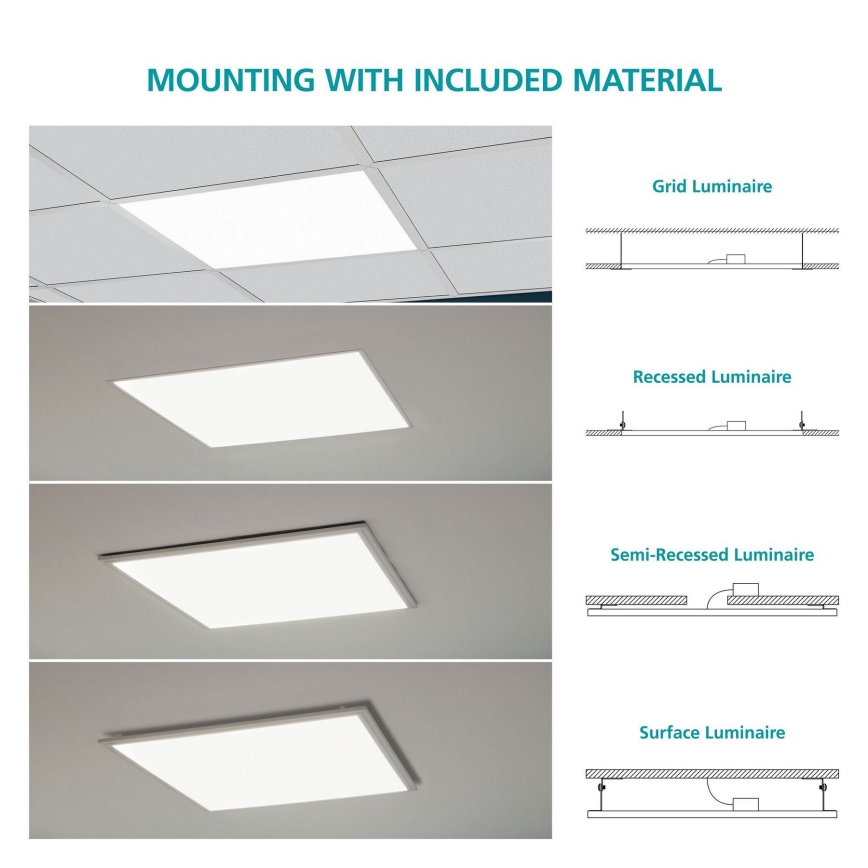 Eglo - LED Recessed panel LED/40W/230V