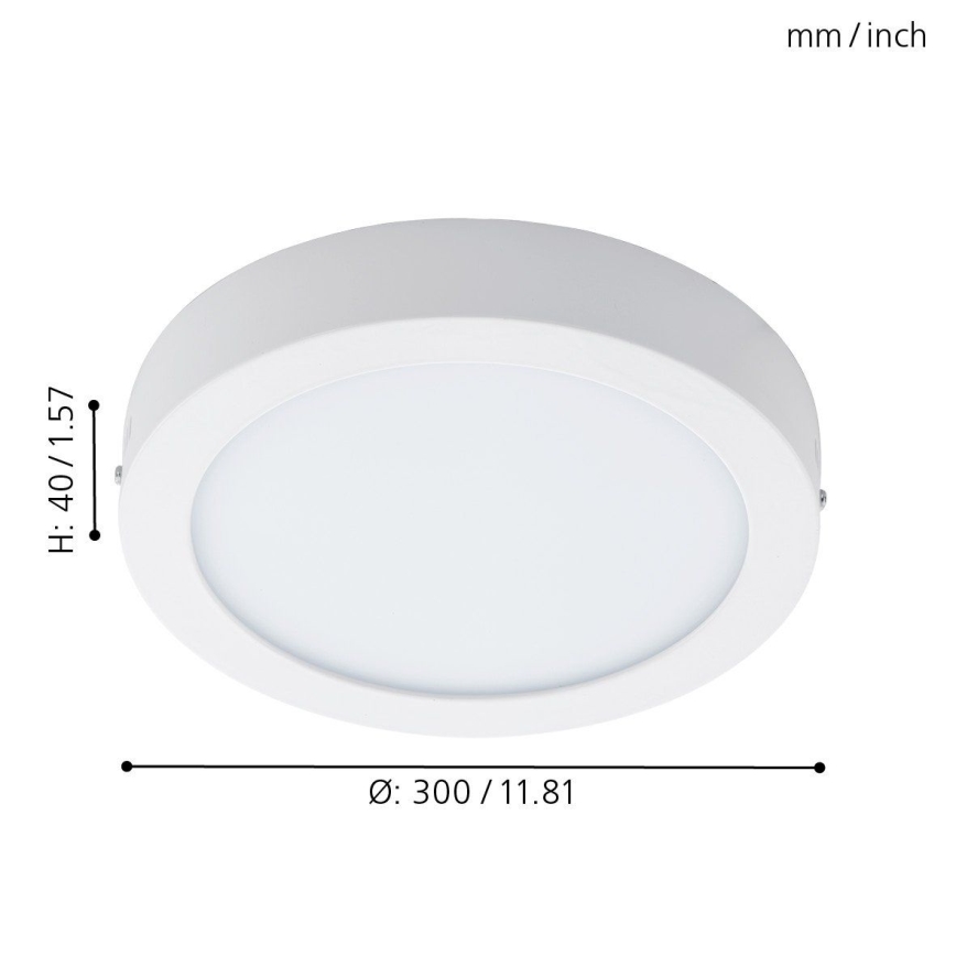 Eglo 96168 - LED ceiling light FUEVA 1 LED/22W/230V