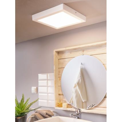 Eglo 96169 - LED Bathroom Ceiling Light FUEVA 1 LED/22W/230V IP44 30x30 cm
