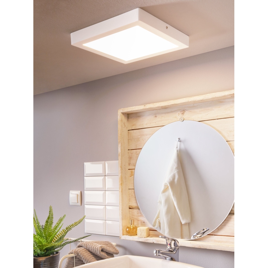 Eglo 96169 - LED Bathroom Ceiling Light FUEVA 1 LED/22W/230V IP44 30x30 cm