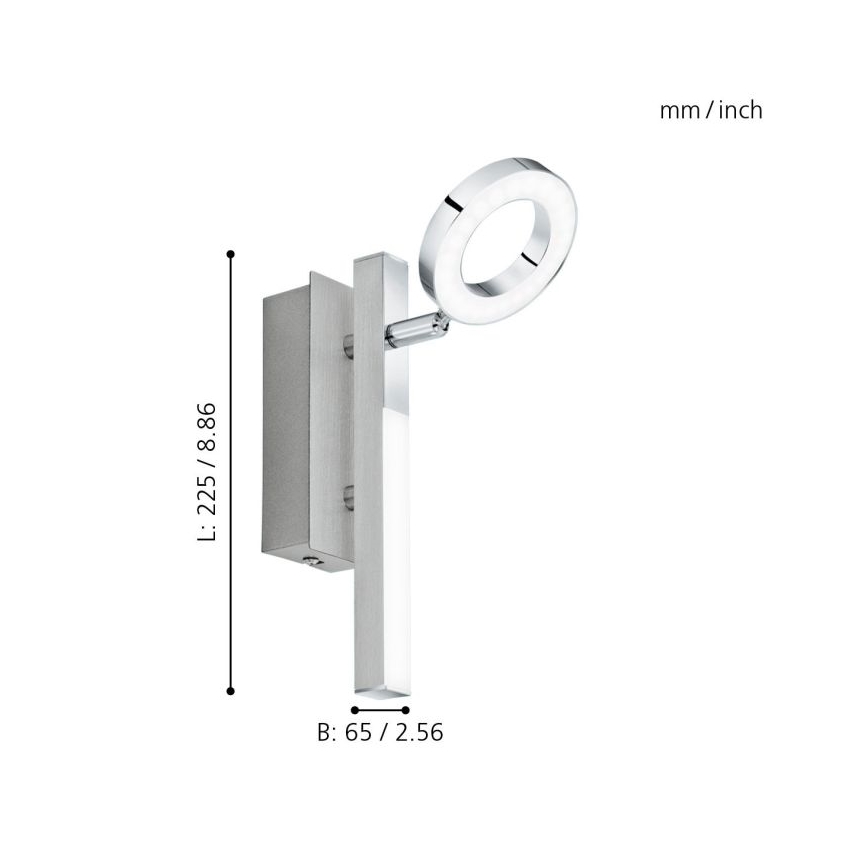 Eglo - Spotlight LED/3,2W + LED/2,2/230V