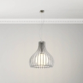 Eglo 96211 - TINDORI cable-hung pendant light 1xE27/60W/230V Ø 50 cm white