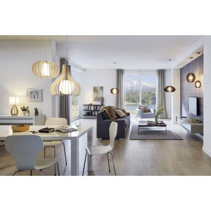 Eglo 96215 - TINDORI Chandelier 1xE27/60W/230V