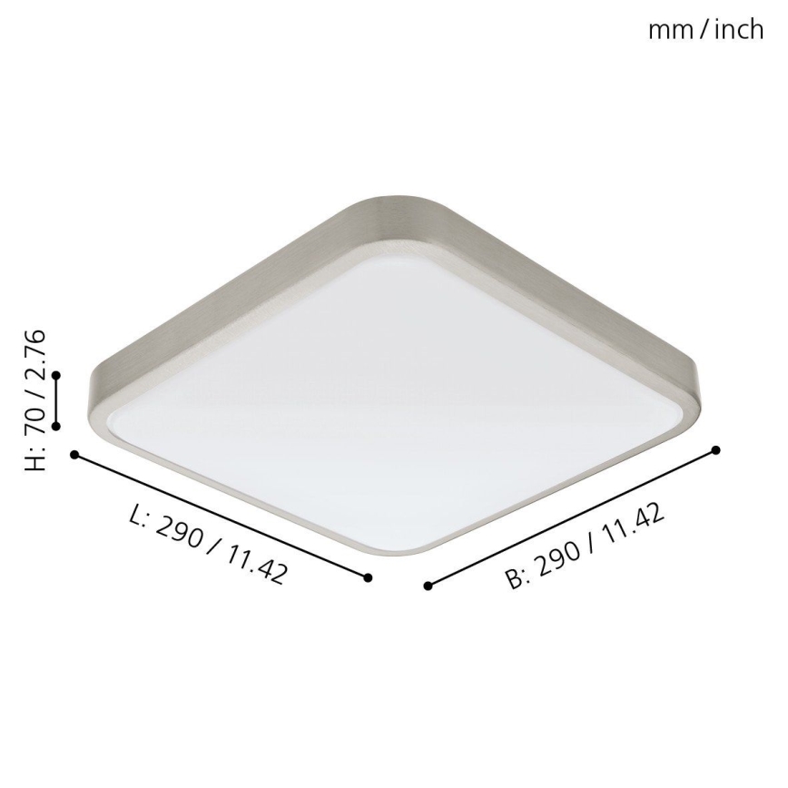Eglo 96231 - LED Bathroom Ceiling Light MANILVA LED/16W/230V IP44