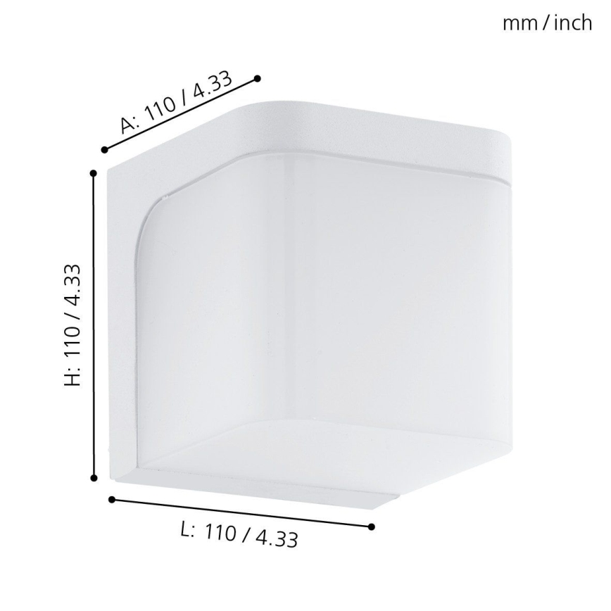 Eglo - LED Outdoor wall light LED/4,9W/230V IP44