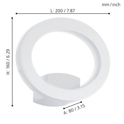 Eglo - LED outdoor wall light LED/10W/230V