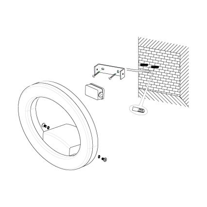 Eglo - LED outdoor wall light LED/10W/230V