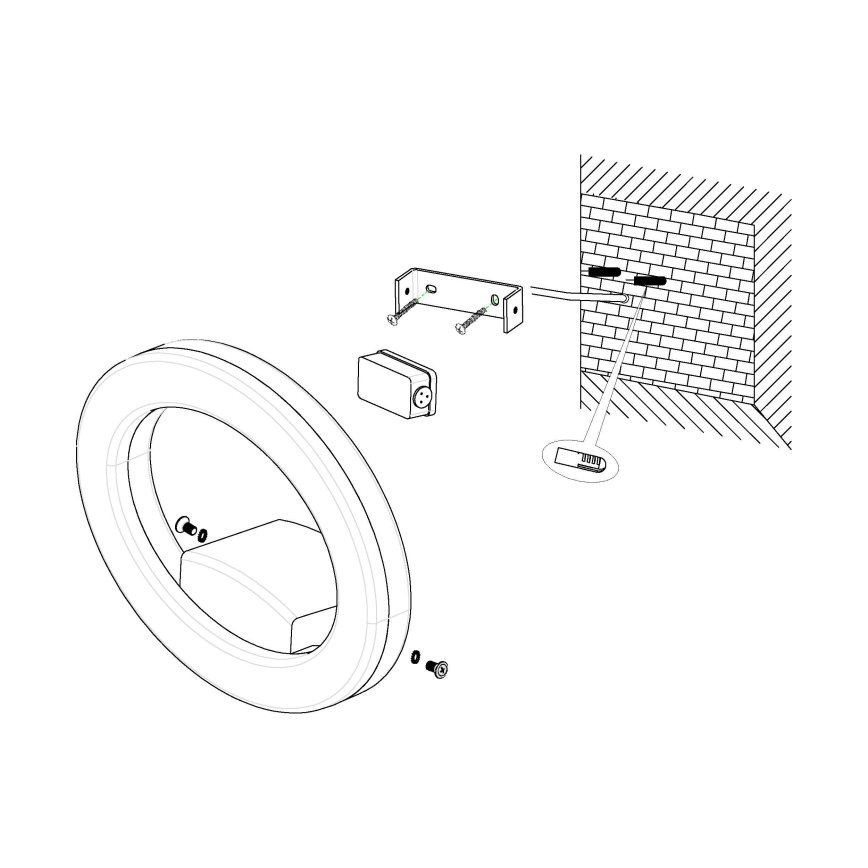 Eglo - LED outdoor wall light LED/10W/230V