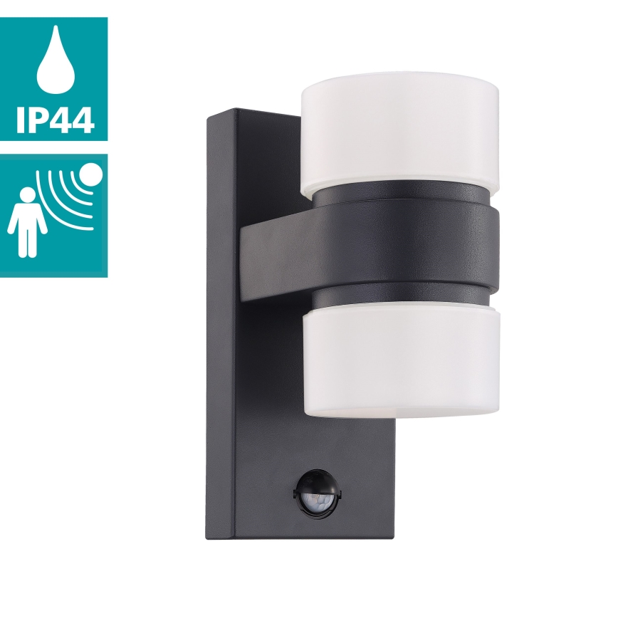 Eglo - LED outdoor wall light with a sensor 2xLED/6W