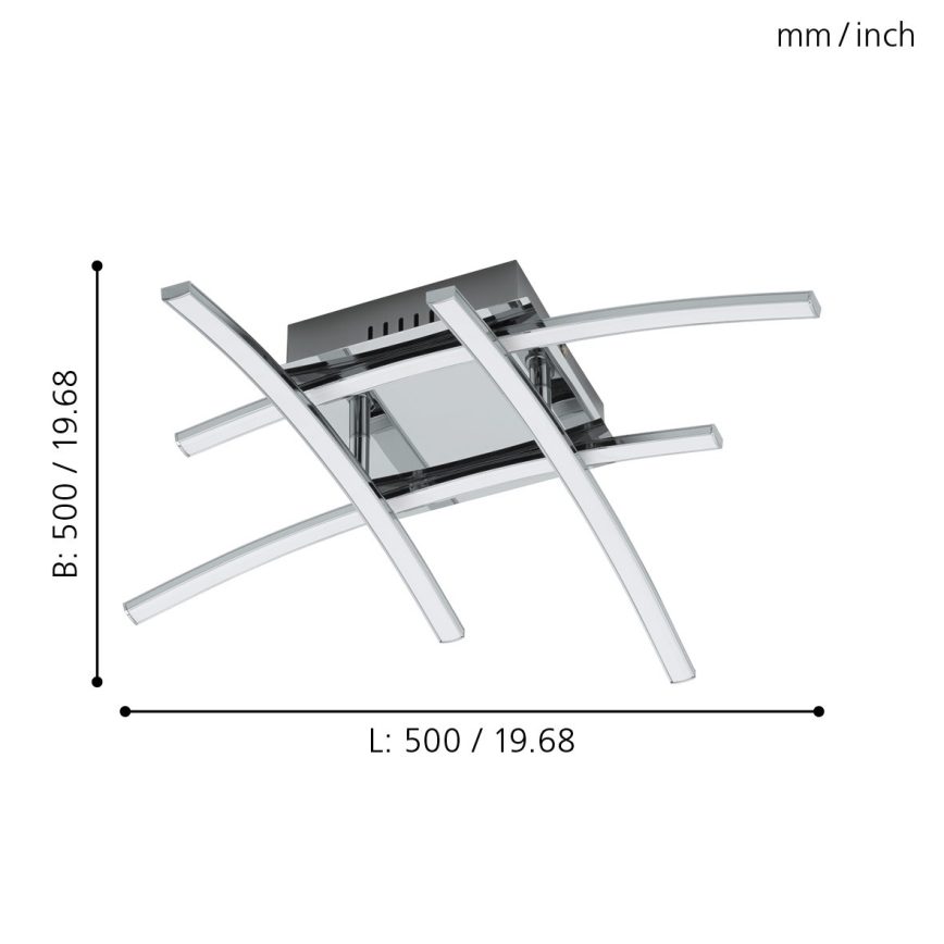 Eglo - LED Surface-mounted chandelier 4xLED/5W/230V