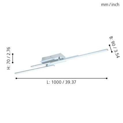 Eglo - LED ceiling light 3xLED/6W/230V