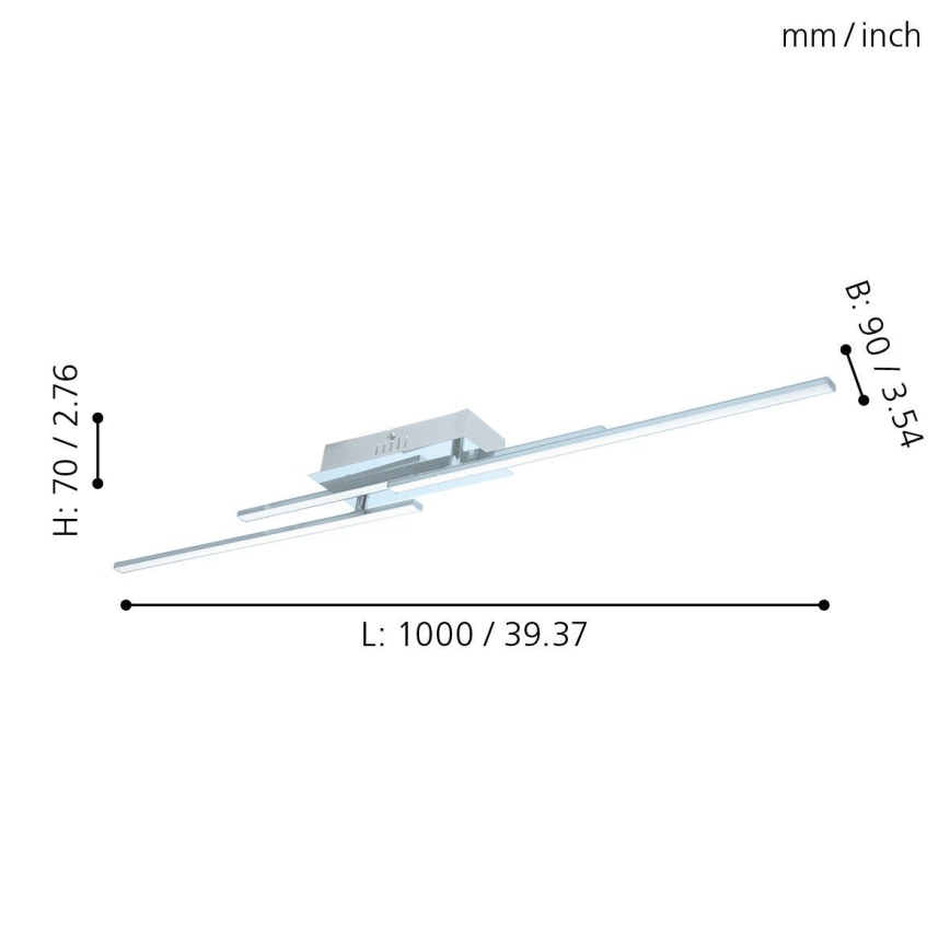Eglo - LED ceiling light 3xLED/6W/230V