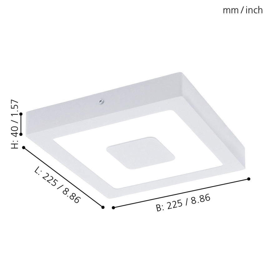 Eglo - LED Outdoor ceiling light LED/16,5W/230V IP44