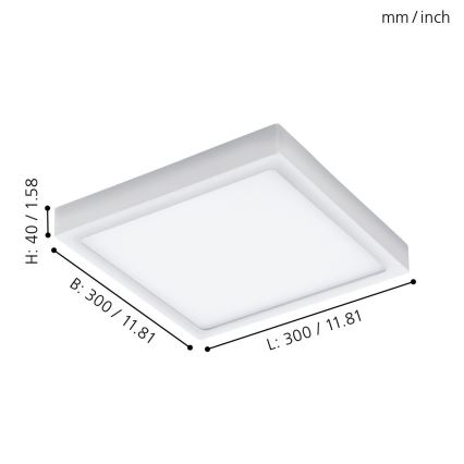 Eglo - LED outdoor ceiling light LED/22W