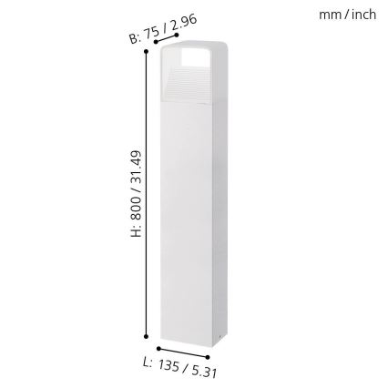 Eglo 96499 - LED Outdoor lamp DONINNI 1xLED/5W/230V IP44