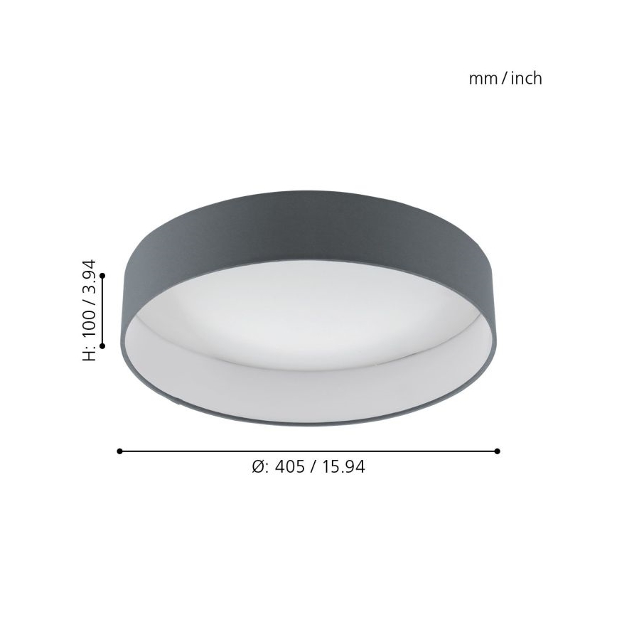 Eglo - Dimmable LED ceiling light LED/18W/230V