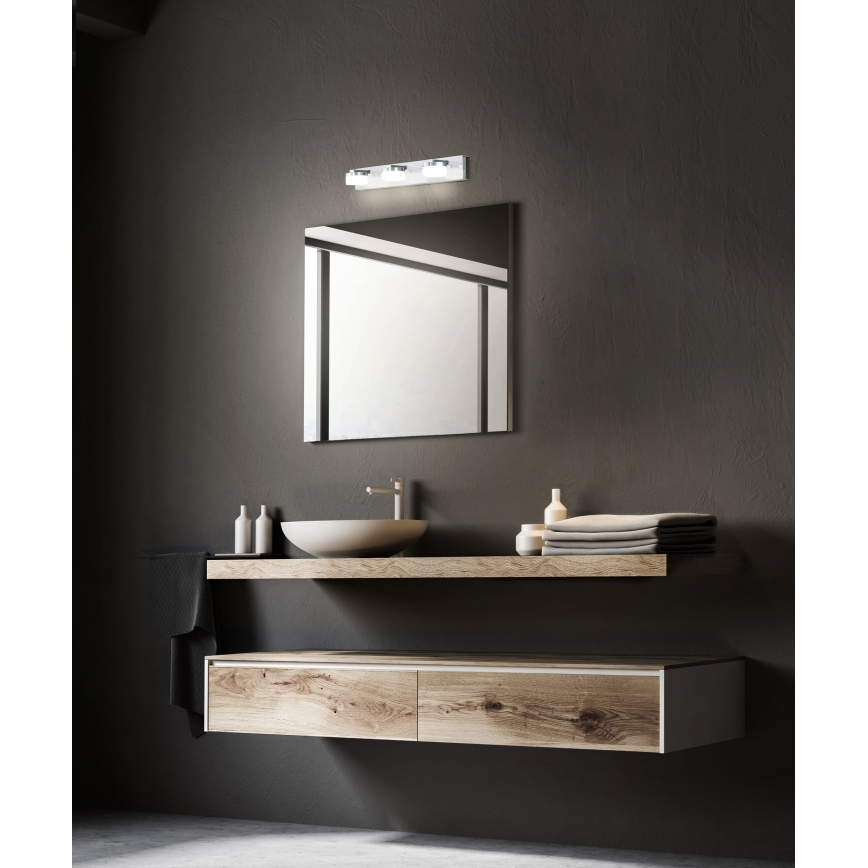 Eglo - LED Dimmable bathroom wall light 3xLED/7,2W/ IP44