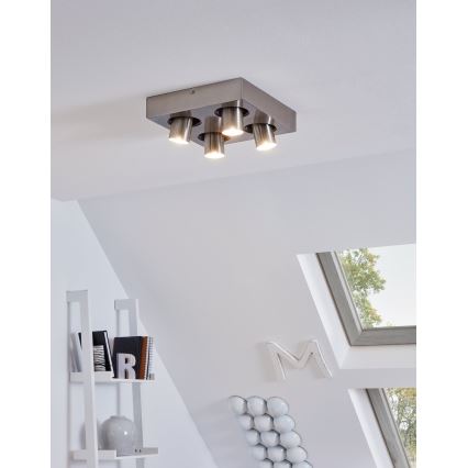 Eglo 96608 - LED ceiling spotlight ROBLEDO 1 4xGU10/5W/230V
