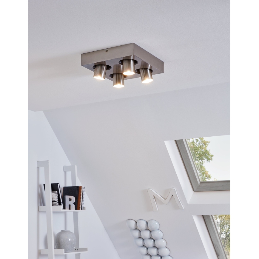 Eglo 96608 - LED ceiling spotlight ROBLEDO 1 4xGU10/5W/230V