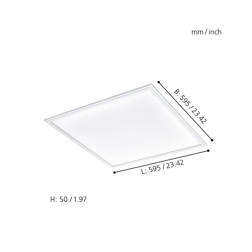 Eglo - LED RGBW Dimmable light SALOBRENA-C LED/30,5W/230V + remote control