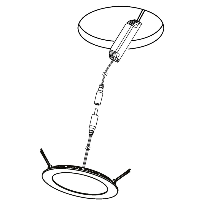 Eglo - LED RGBW Dimmable recessed light FUEVA-C LED/15,6W/230V